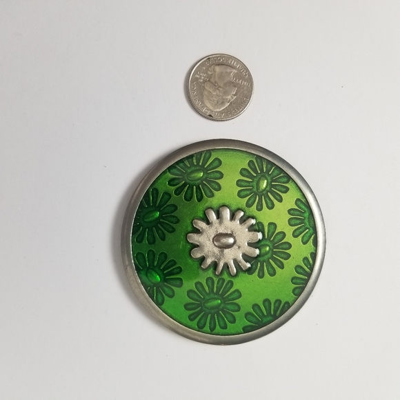 EUC Danforth Pewter Hand Pocket Mirror - Picture 10 of 11